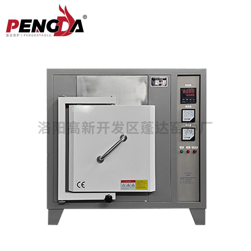 沙特箱式马弗炉1400°c500x300x300灰白配色
