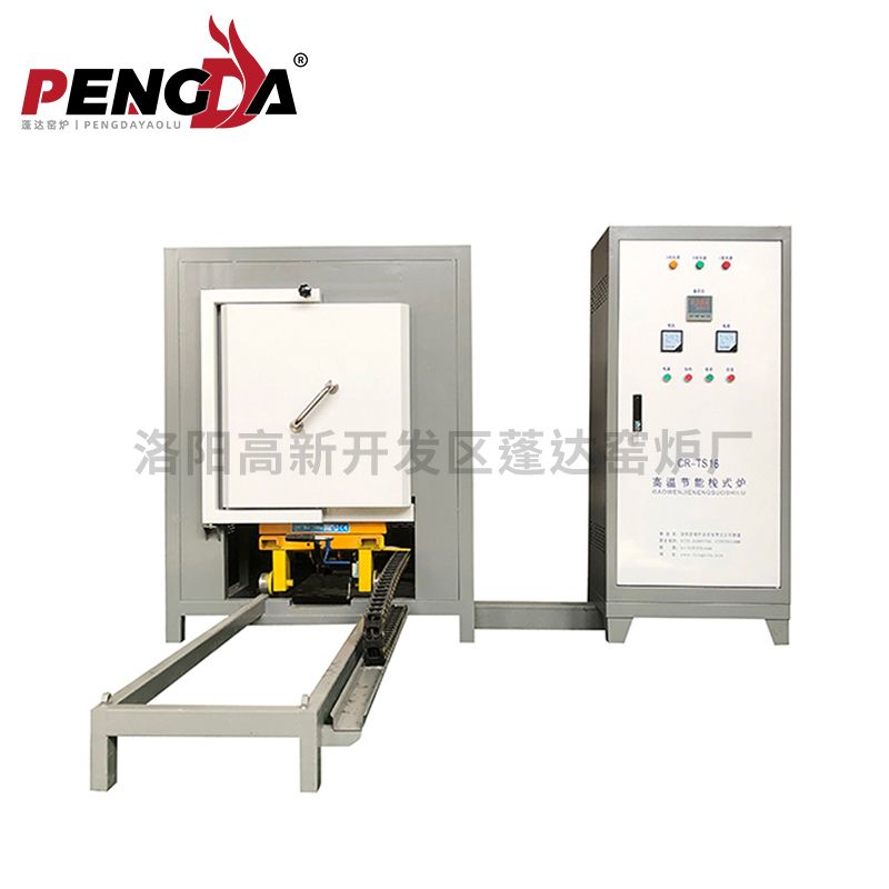 台车炉800X500X500温度1700℃炉门炉车分体灰白
